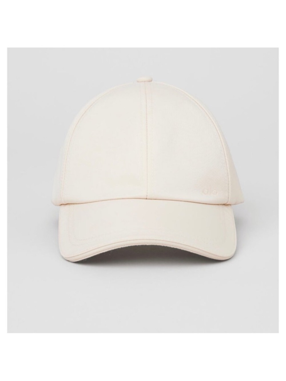 NWT ALO Cream Satin Off-Duty Cap